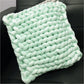 Braided Nordic Wool Pillow Handmade Knitting Cushions