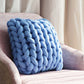 Braided Nordic Wool Pillow Handmade Knitting Cushions