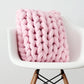 Braided Nordic Wool Pillow Handmade Knitting Cushions