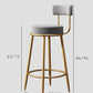 Warm Bar Stool High Chair for Kitchen Dining Island