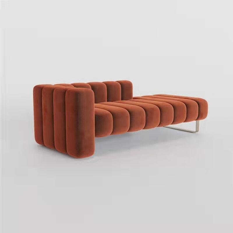 Bed Sofa Modern Pillows Wood Legs Loveseat