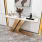 Art Metal Console Table for Living Room or Office